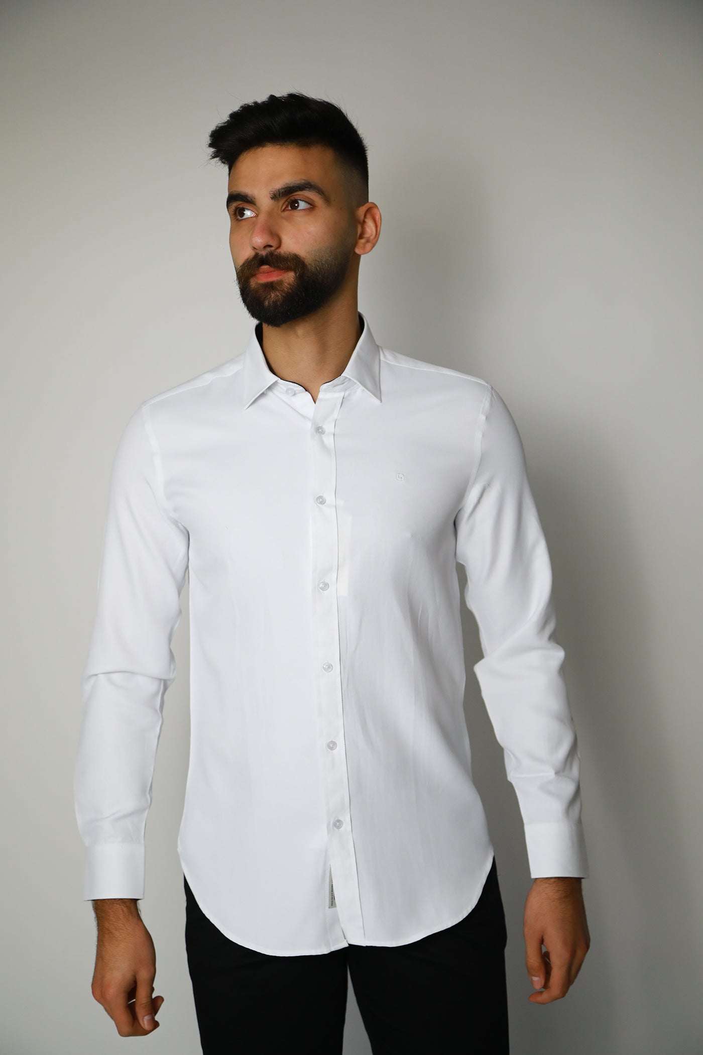 Casual Shirt - White/Black