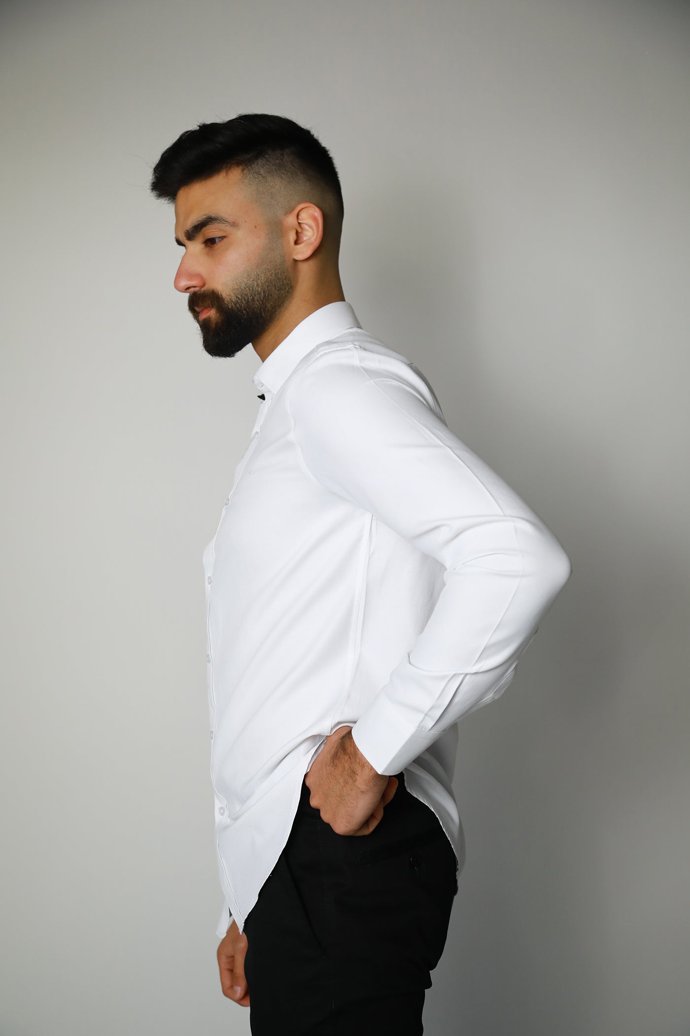 Casual Shirt - White/Black