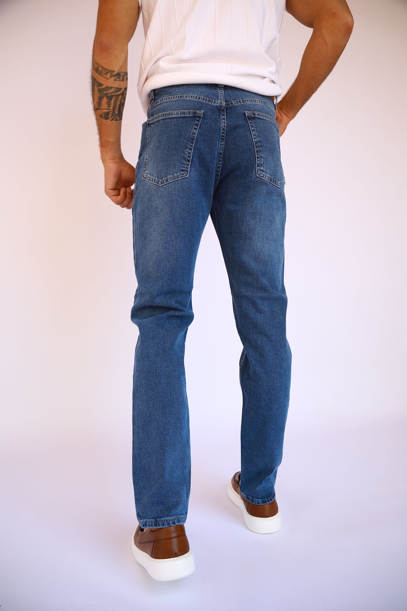 straight fit jeans - blue