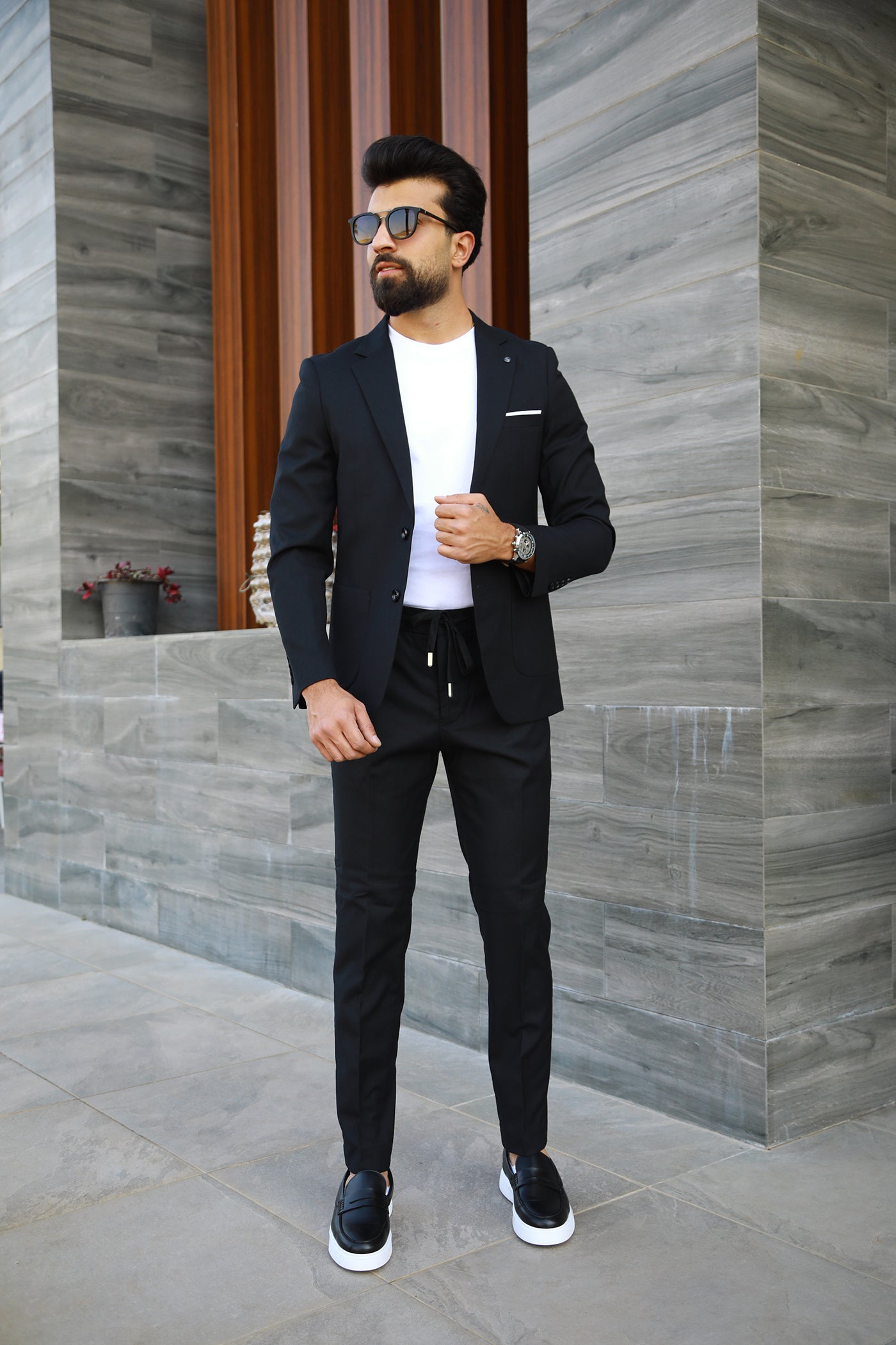 Comfy Travel Suit - Black