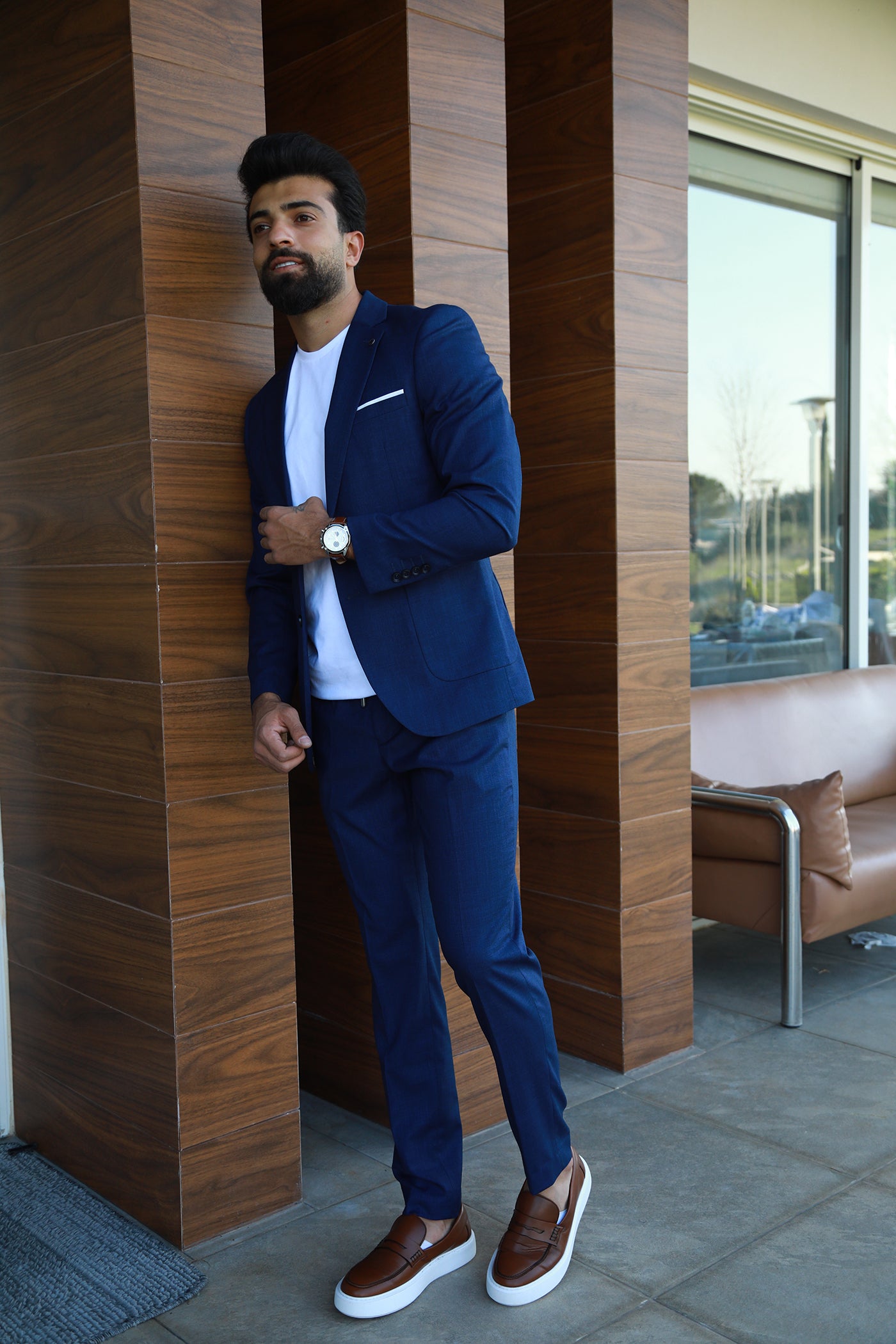 Comfy Travel Suit - Navy