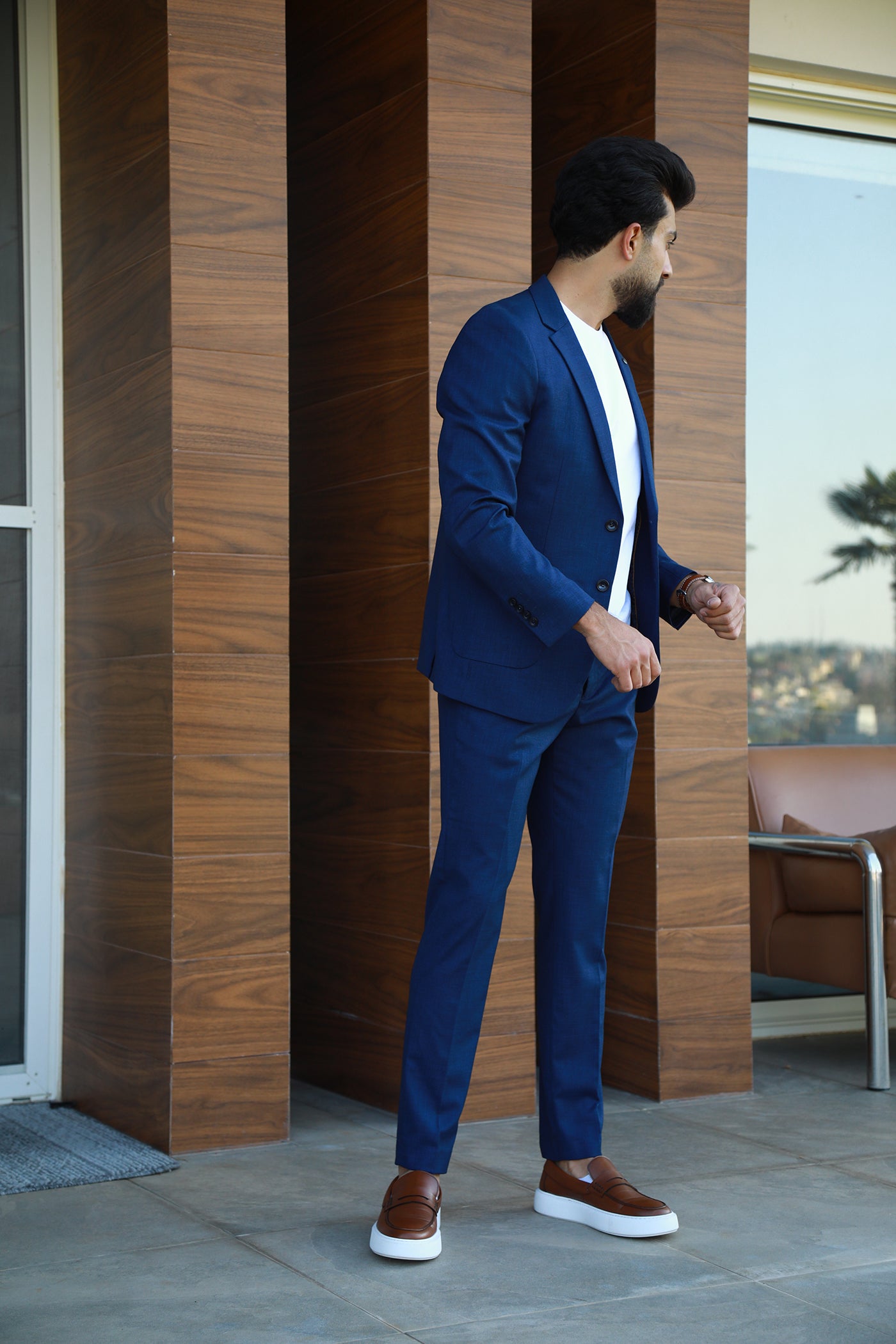 Comfy Travel Suit - Navy