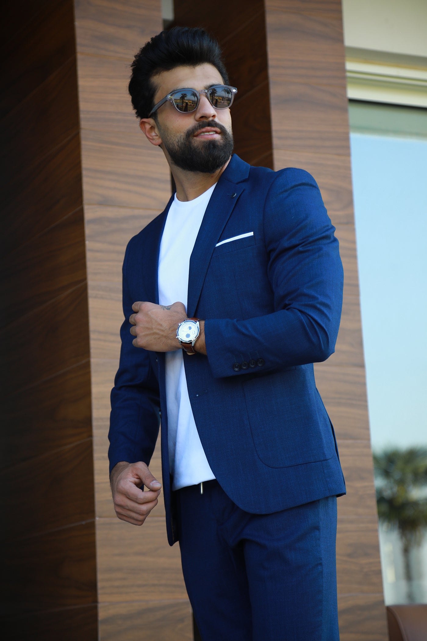 Comfy Travel Suit - Navy