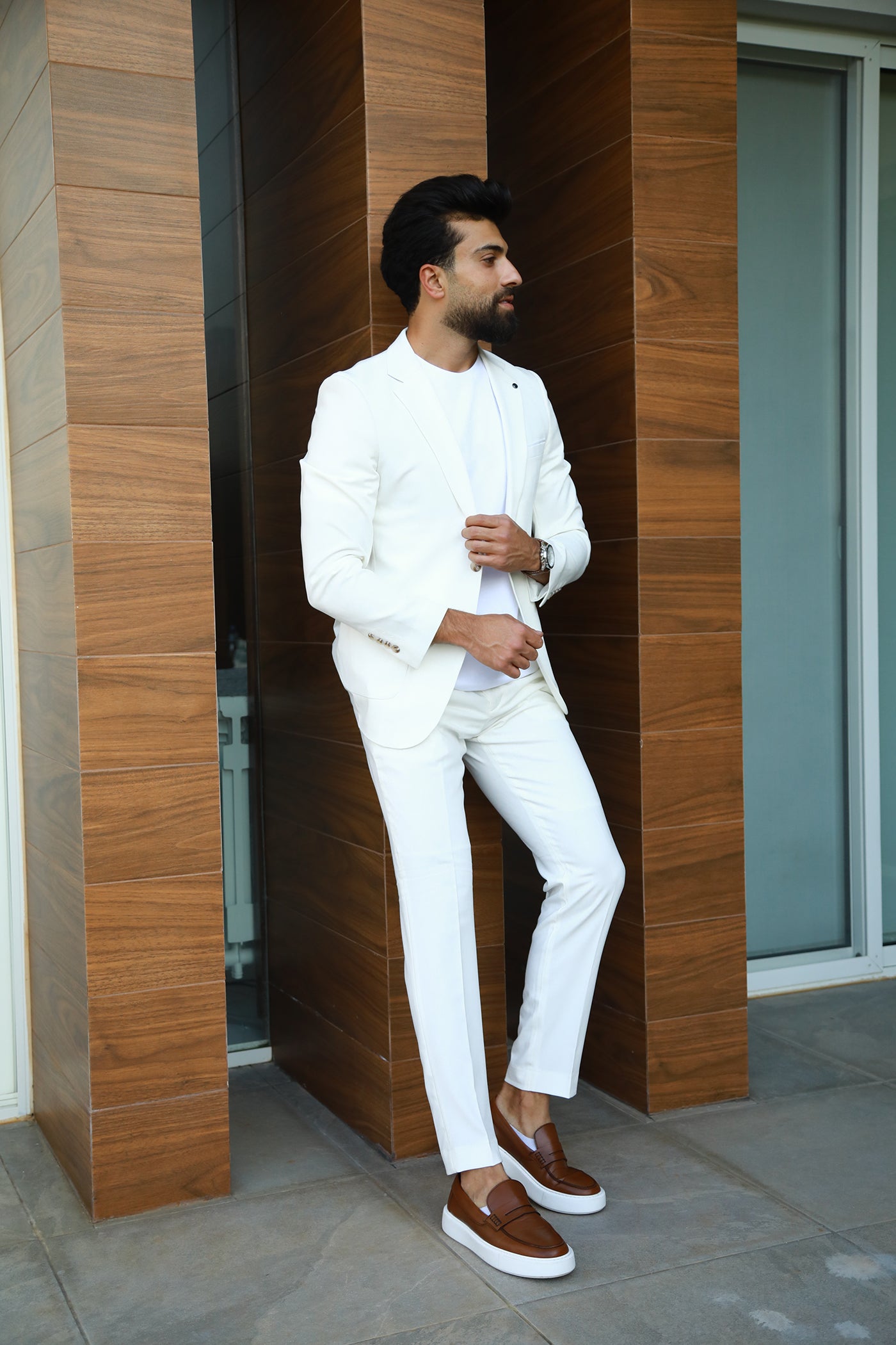 Comfy Travel Suit - White