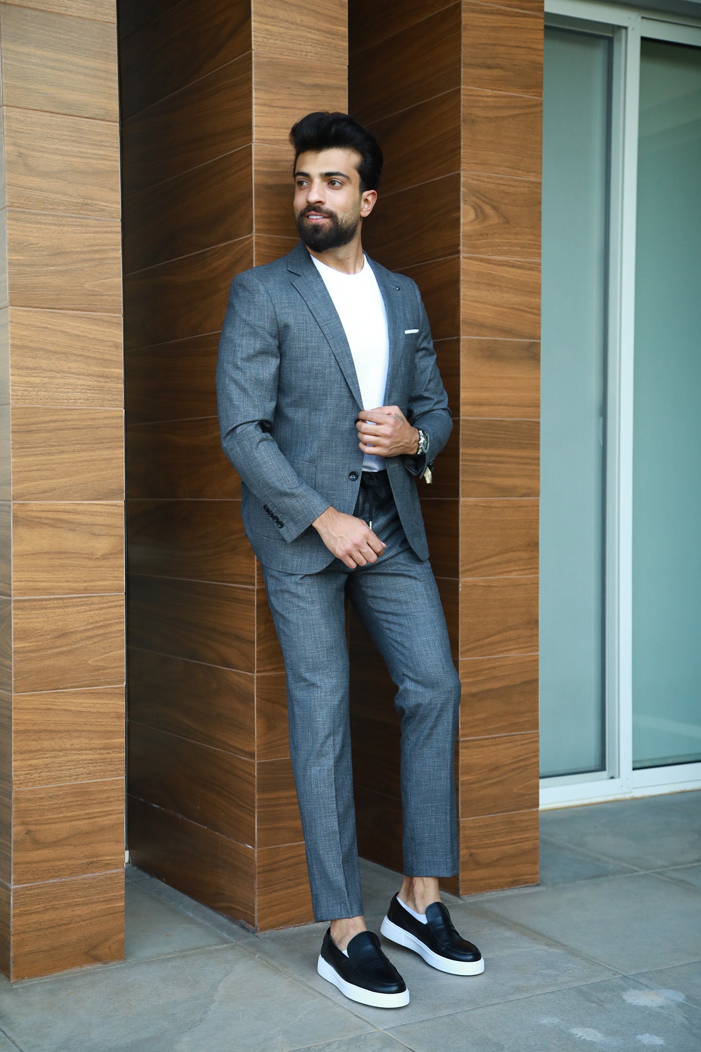 Comfy Travel Suit - Grey