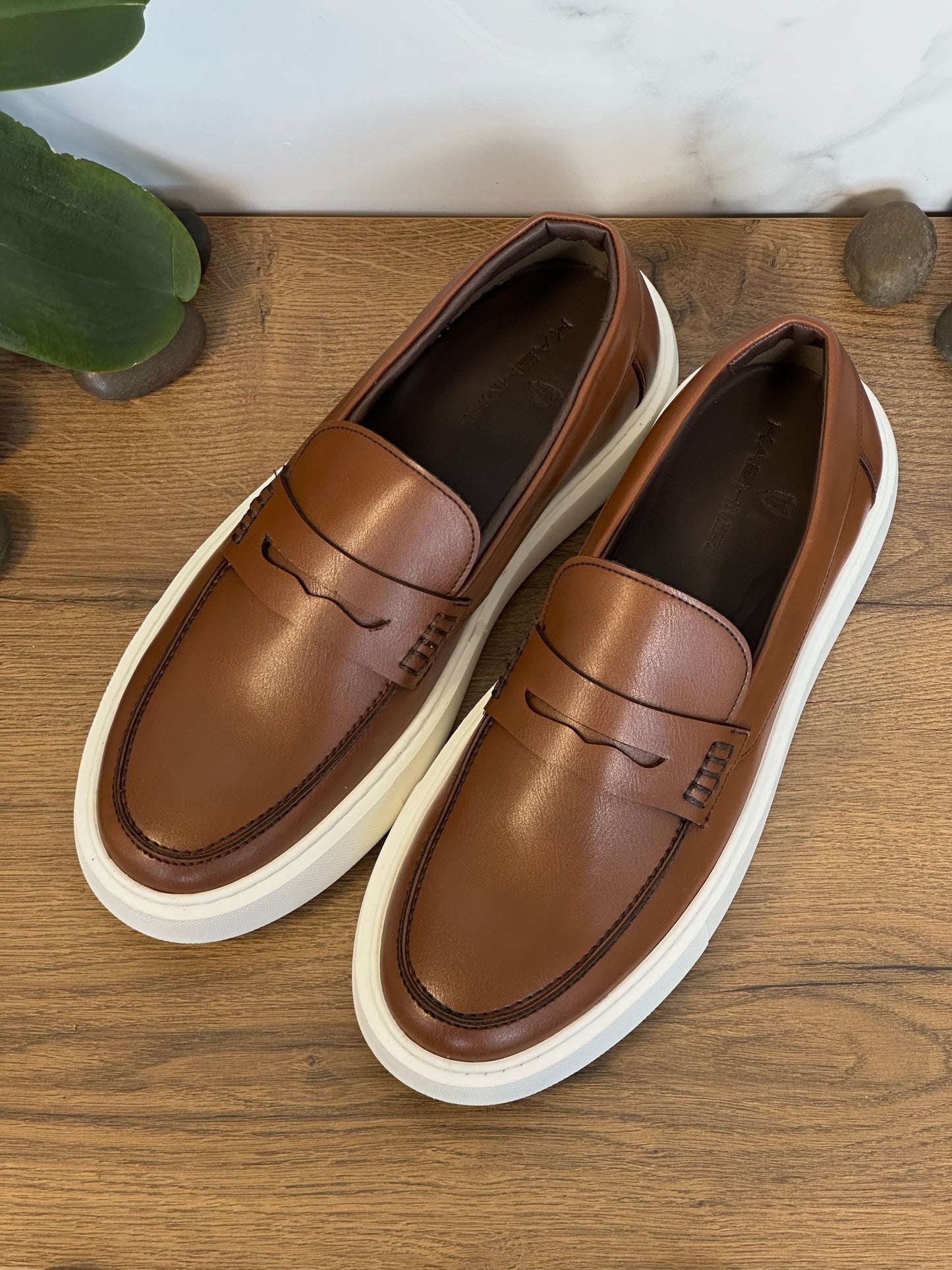 Leather Loafer - Havana