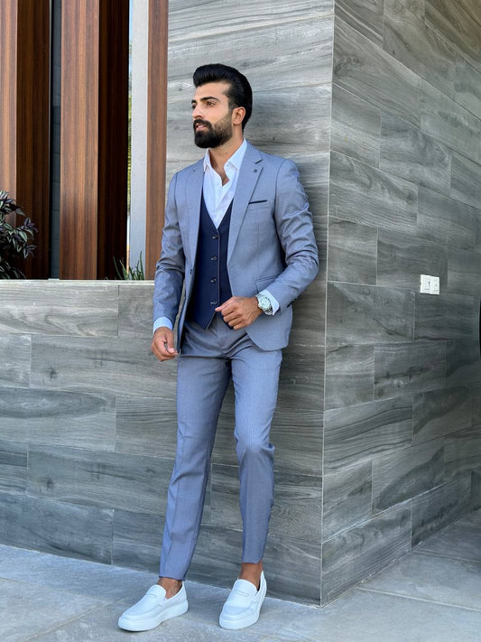 Formal Suit - Steel Blue