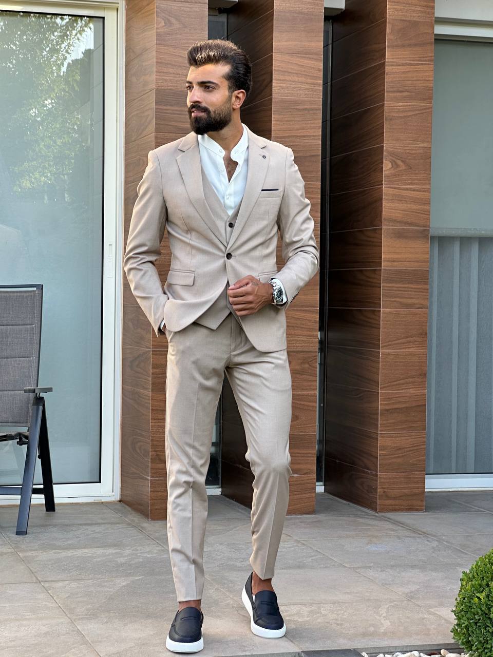 Formal Suit - Beige