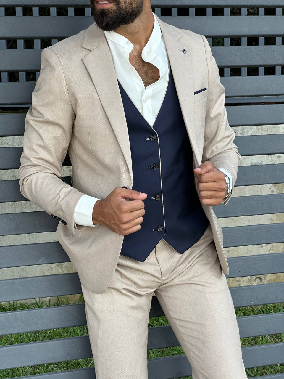 Formal Suit - Beige