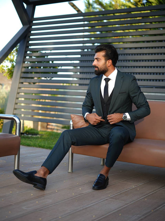 Formal Suit - Dark Olive