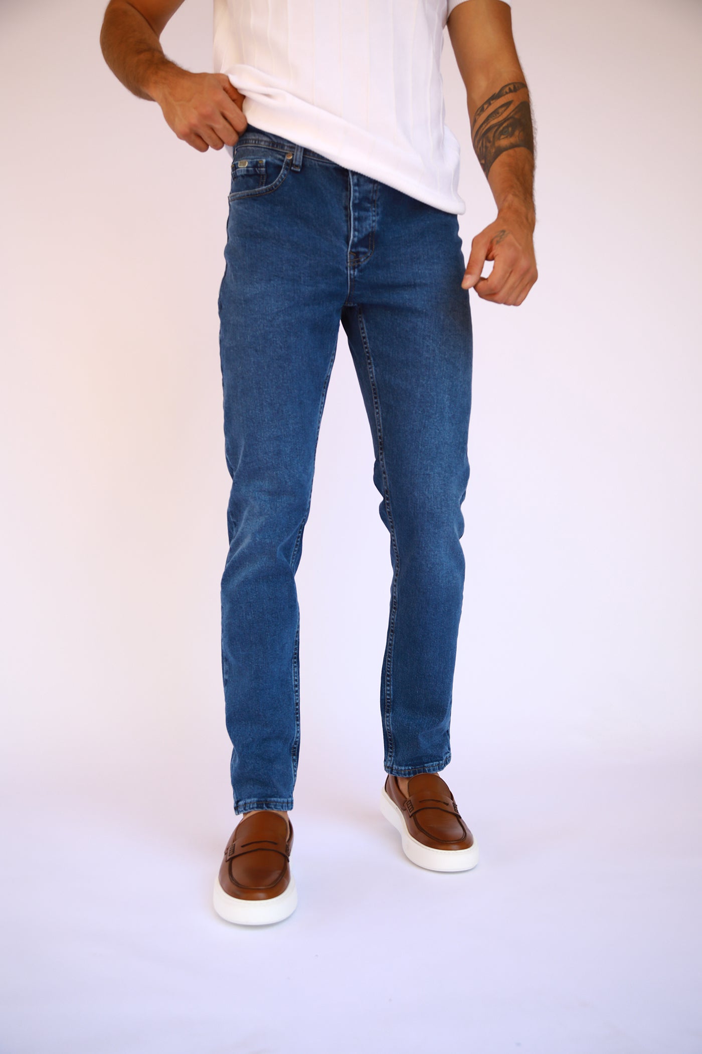 straight fit jeans - blue havan