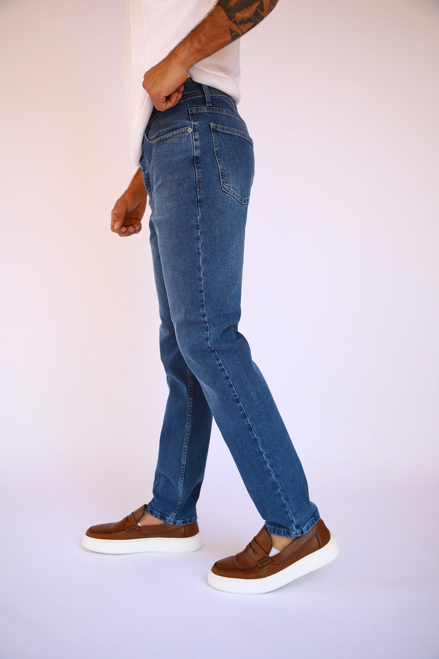 straight fit jeans - blue