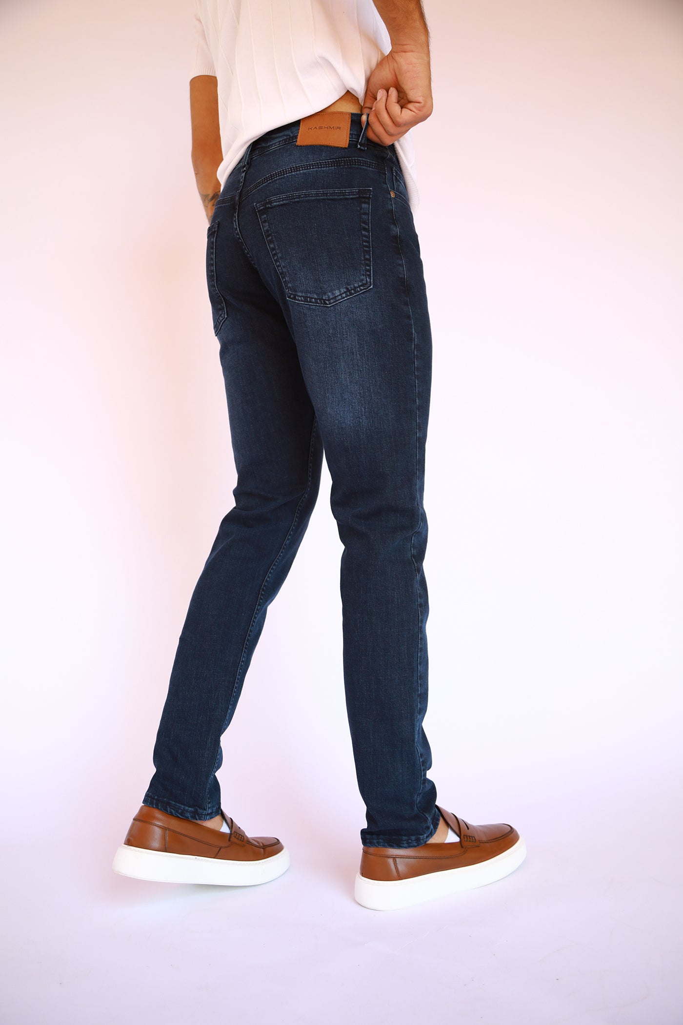 Slim Fit Jeans - Blue Black