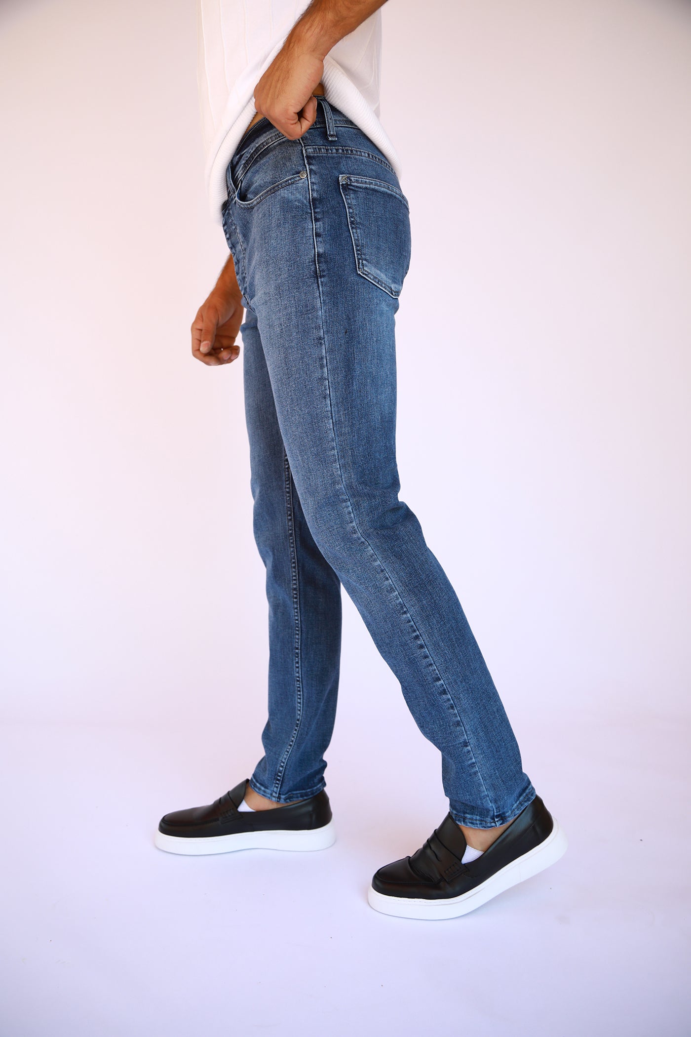 Slim Fit Jeans - Blue