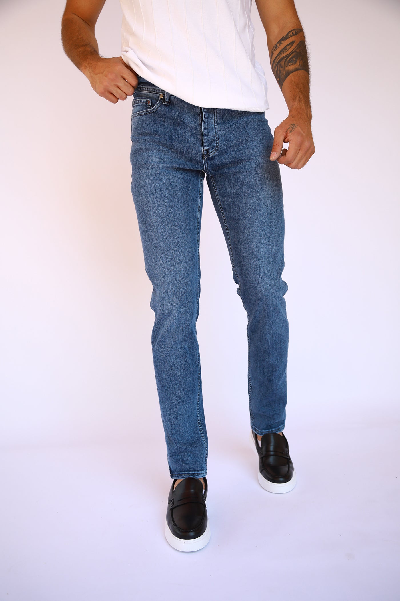 Slim Fit Jeans - Blue